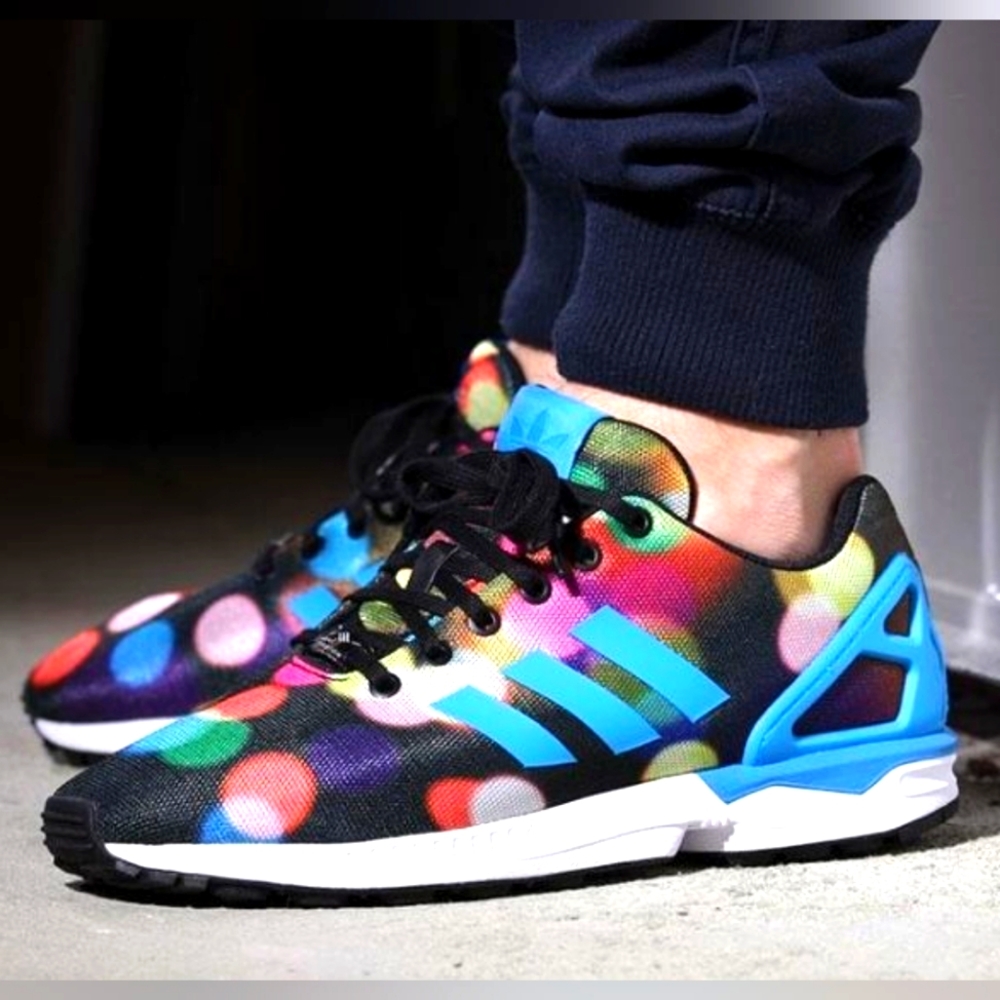 MEN'S ADIDAS MULTICOLOR ATHLETIC SHOES SIZE SIZE 8